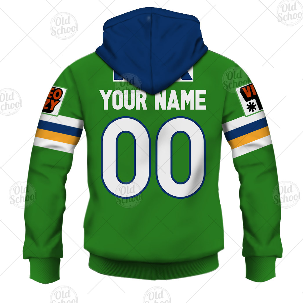 NRL Canberra Raiders Custom Name Number 1994 Vintage Pullover Hoodie