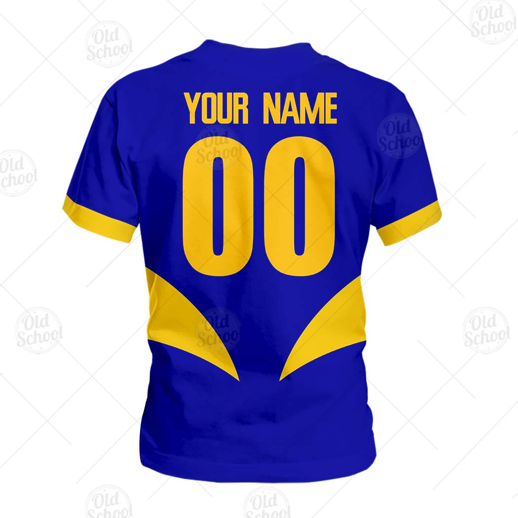 AFL West Coast Eagles Custom Name Number Vintage Retro Guernsey Kids T-Shirt