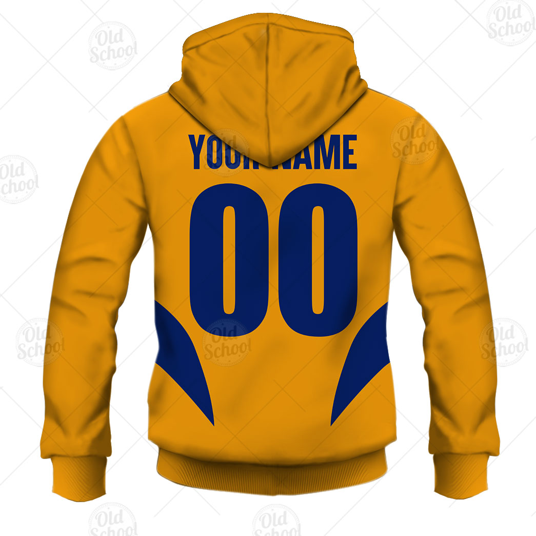 AFL West Coast Eagles Custom Name Number 1987 Vintage Heritage Guernsey Zip Up Hoodie AFL West Coast Eagles Custom Name Number 1987 Vintage Heritage Guernsey Zip Up Hoodie