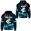 AFL Carlton Blues Custom Name Original Style – Navy Blue Zip Up Hoodie