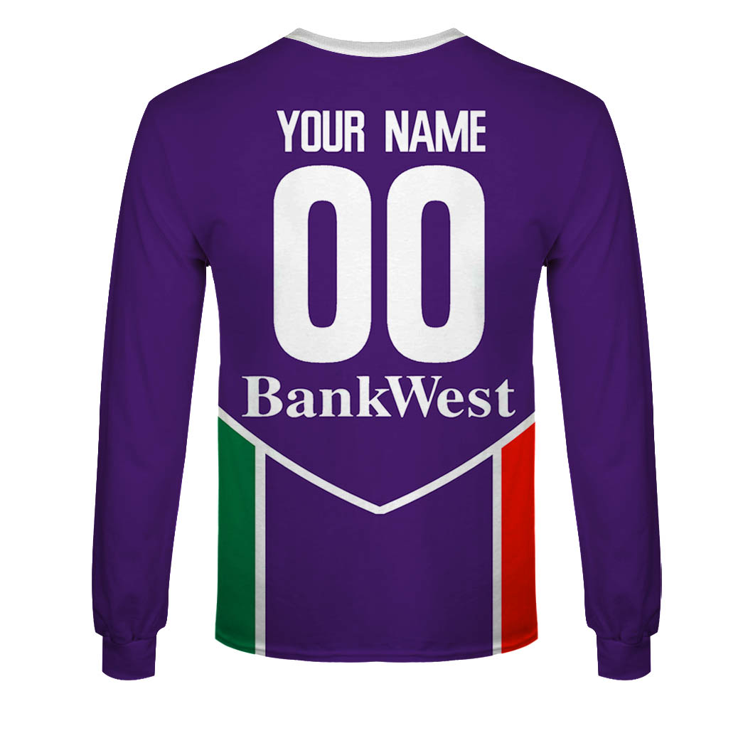 AFL Fremantle Dockers Custom Name Number 2004 Vintage Guernsey Sweatshirt