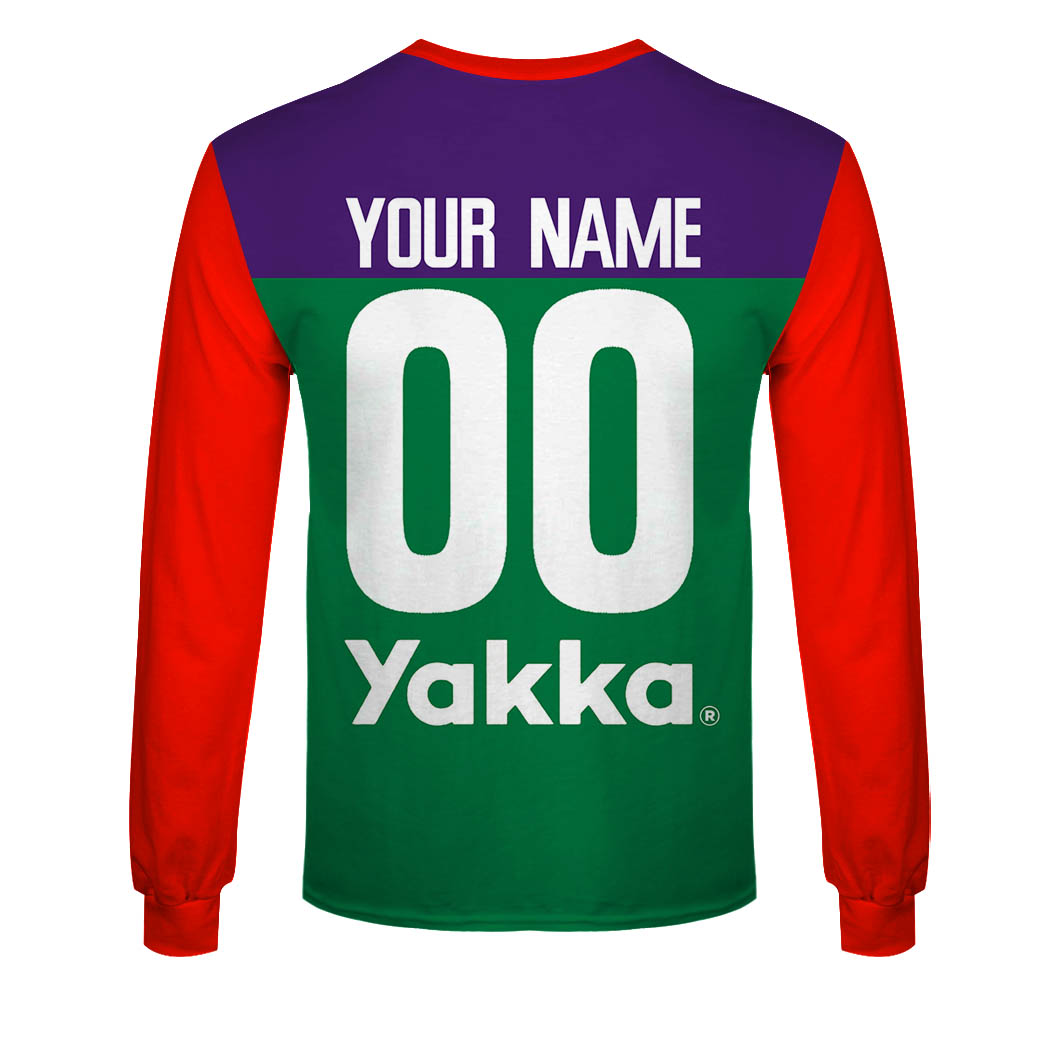 AFL Fremantle Dockers Custom Name Number 1995 Vintage Guernsey Sweatshirt