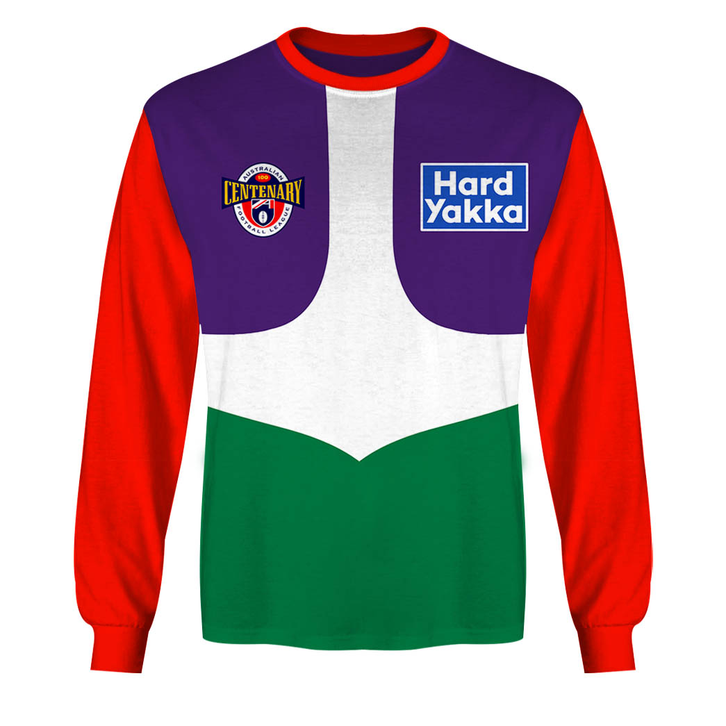 AFL Fremantle Dockers Custom Name Number 1995 Vintage Guernsey Sweatshirt