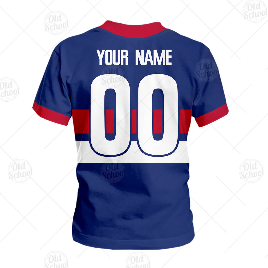 AFL Western Bulldogs Vintage Retro Kids T-Shirt
