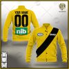 AFL Richmond Tigers Custom Name Number 2021 Clash Guernsey Baseball Jacket