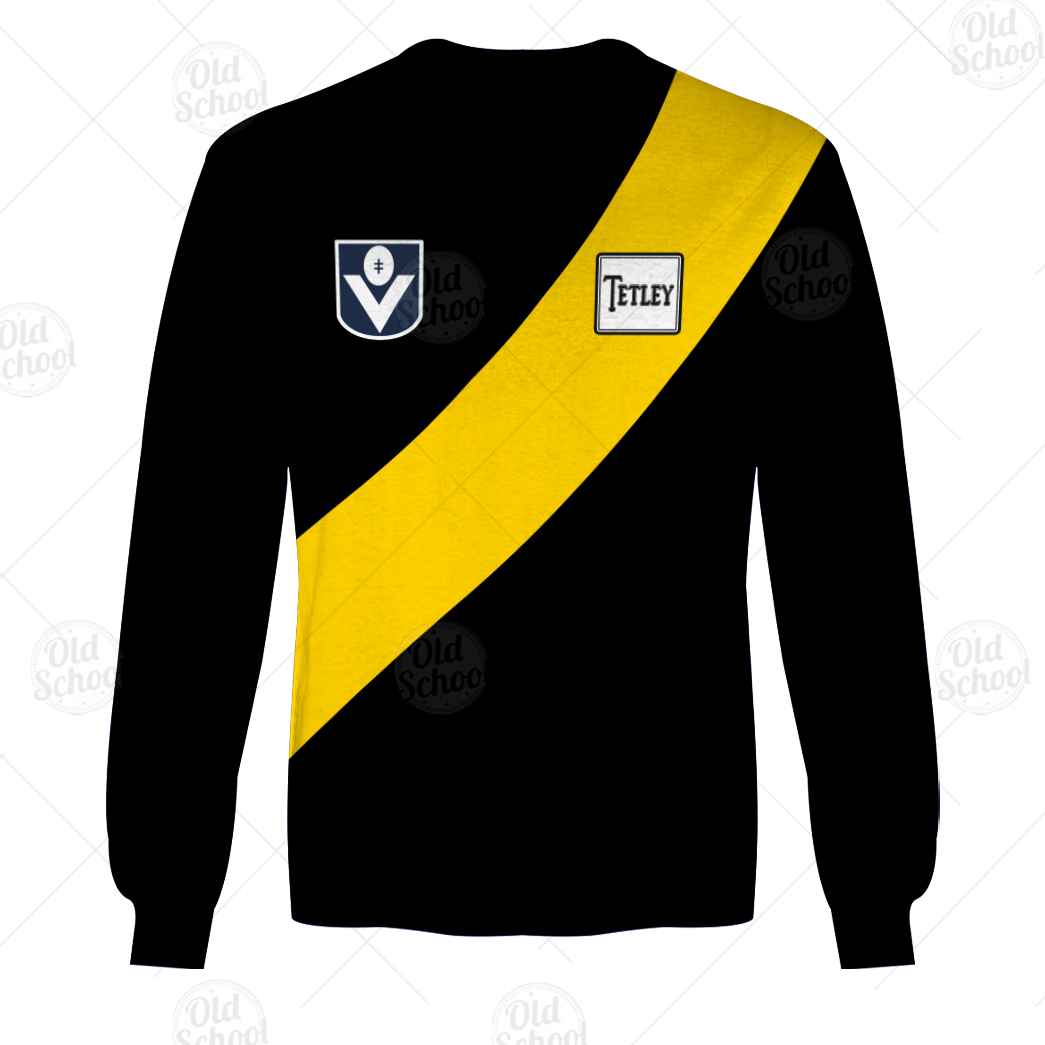 AFL Richmond Tigers Custom Name Number Vintage 1980 Guernsey Sweatshirt AFL Richmond Tigers Custom Name Number Vintage 1980 Guernsey Sweatshirt