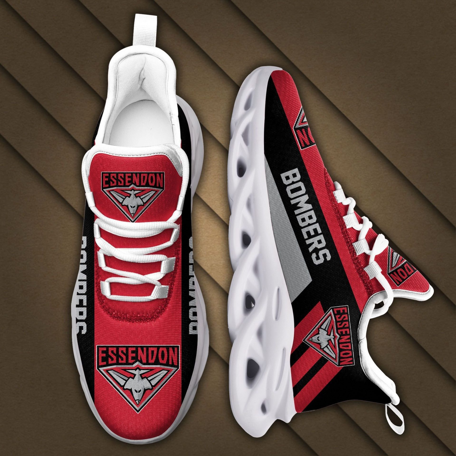 AFL Essendon Bombers Red Max Soul Shoes AFL Essendon Bombers Red Max Soul Shoes