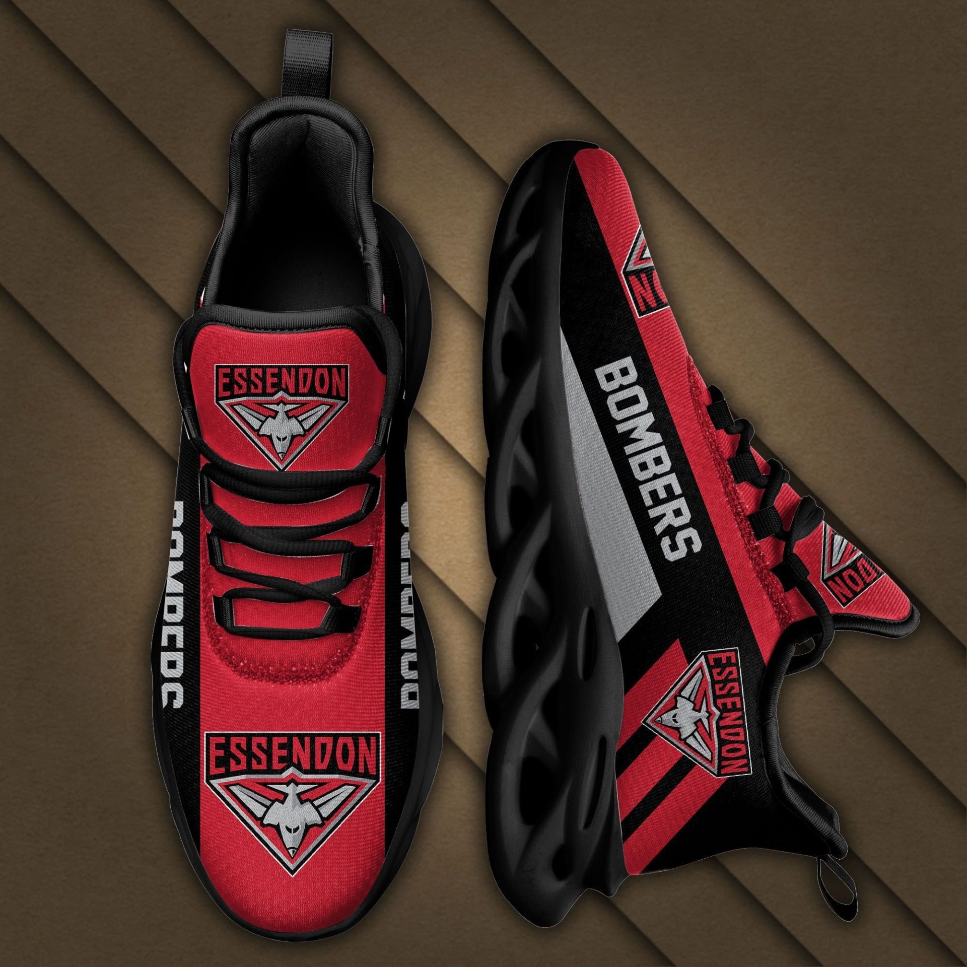 AFL Essendon Bombers Red Max Soul Shoes AFL Essendon Bombers Red Max Soul Shoes