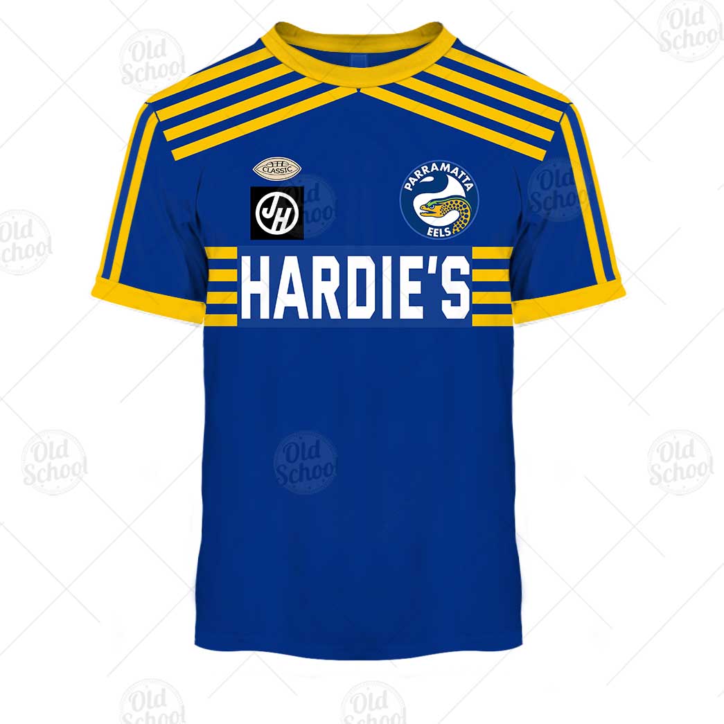 NRL Parramatta Eels Custom Name Number 1982 Vintage Retro Jersey Kids T-Shirt NRL Parramatta Eels Custom Name Number 1982 Vintage Retro Jersey Kids T-Shirt