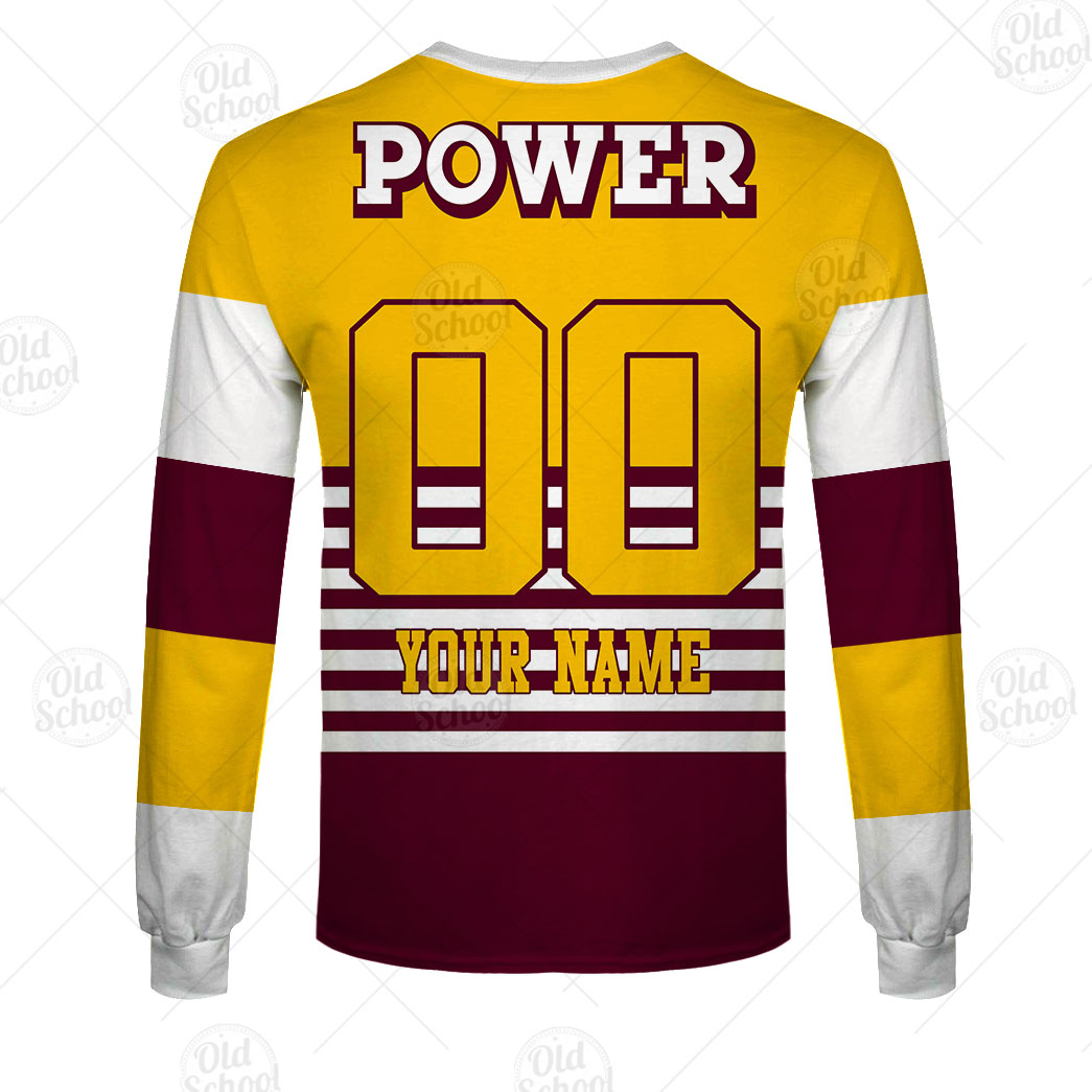 NRL Brisbane Broncos Custom Name Number 1988 Vintage Retro Jersey Sweatshirt NRL Brisbane Broncos Custom Name Number 1988 Vintage Retro Jersey Sweatshirt