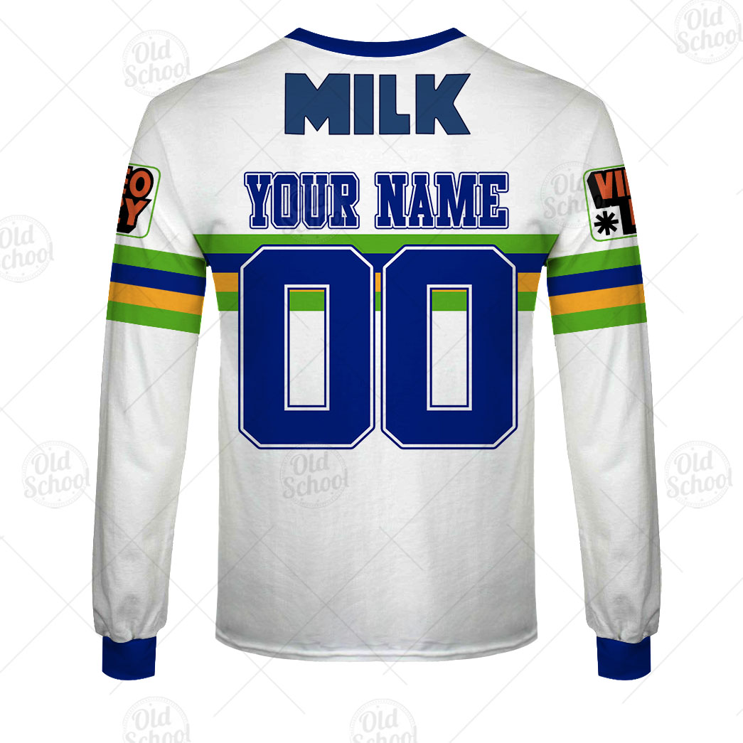NRL Canberra Raiders Custom Name Number 1995 Away Jersey Vintage Retro Sweatshirt NRL Canberra Raiders Custom Name Number 1995 Away Jersey Vintage Retro Sweatshirt