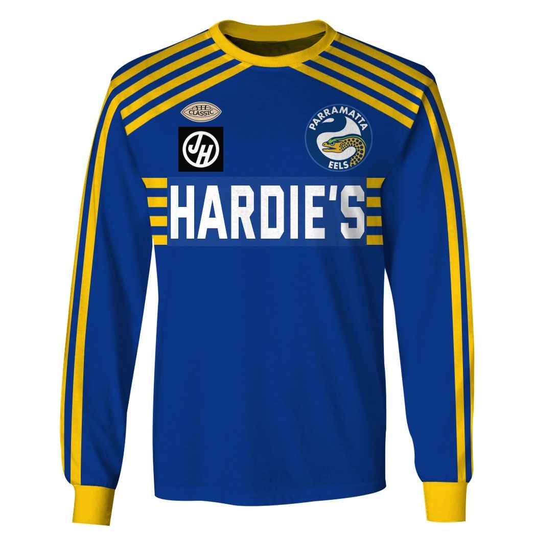 NRL Parramatta Eels Custom Name Number 1982 Vintage Retro Jersey Sweatshirt NRL Parramatta Eels Custom Name Number 1982 Vintage Retro Jersey Sweatshirt