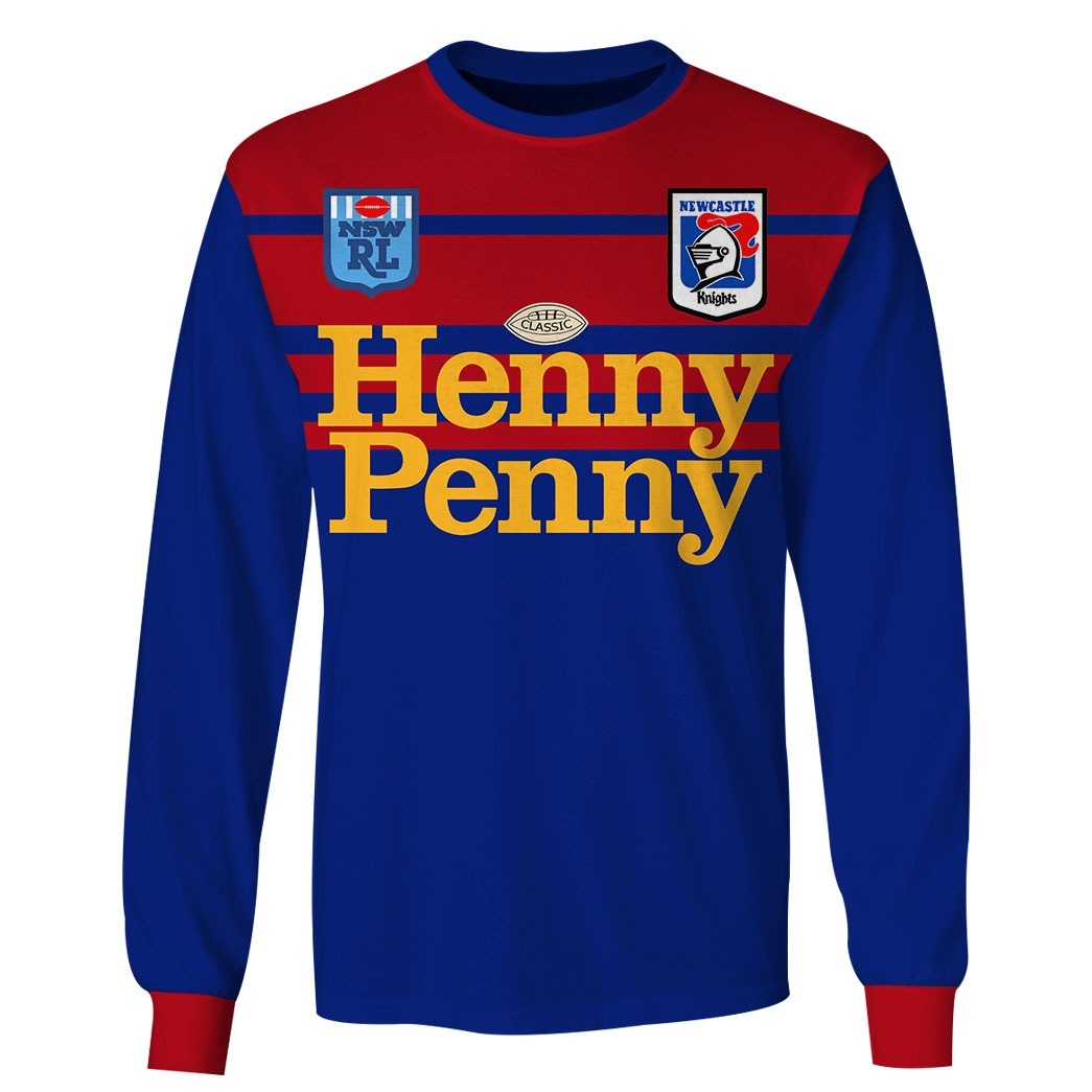 NRL Newcastle Knights Custom Name Number 1988 ARL/NRL Retro Heritage Vintage Jersey Sweatshirt NRL Newcastle Knights Custom Name Number 1988 ARL/NRL Retro Heritage Vintage Jersey Sweatshirt