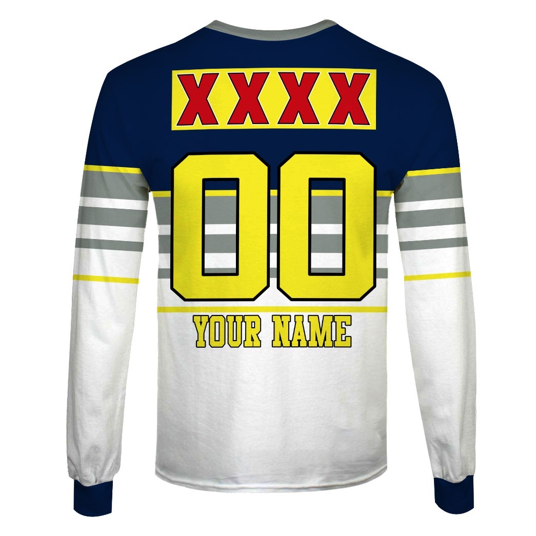 NRL North Queensland Cowboys Custom Name Number 1995 ARL/NRL Vintage Retro Jersey Sweatshirt