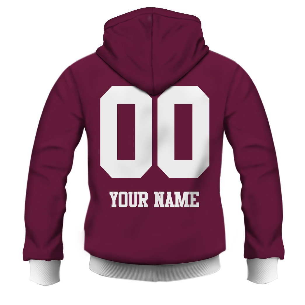 NRL Manly Warringah Sea Eagles Custom Name Number Vintage 1998 Jersey Zip Up Hoodie NRL Manly Warringah Sea Eagles Custom Name Number Vintage 1998 Jersey Zip Up Hoodie