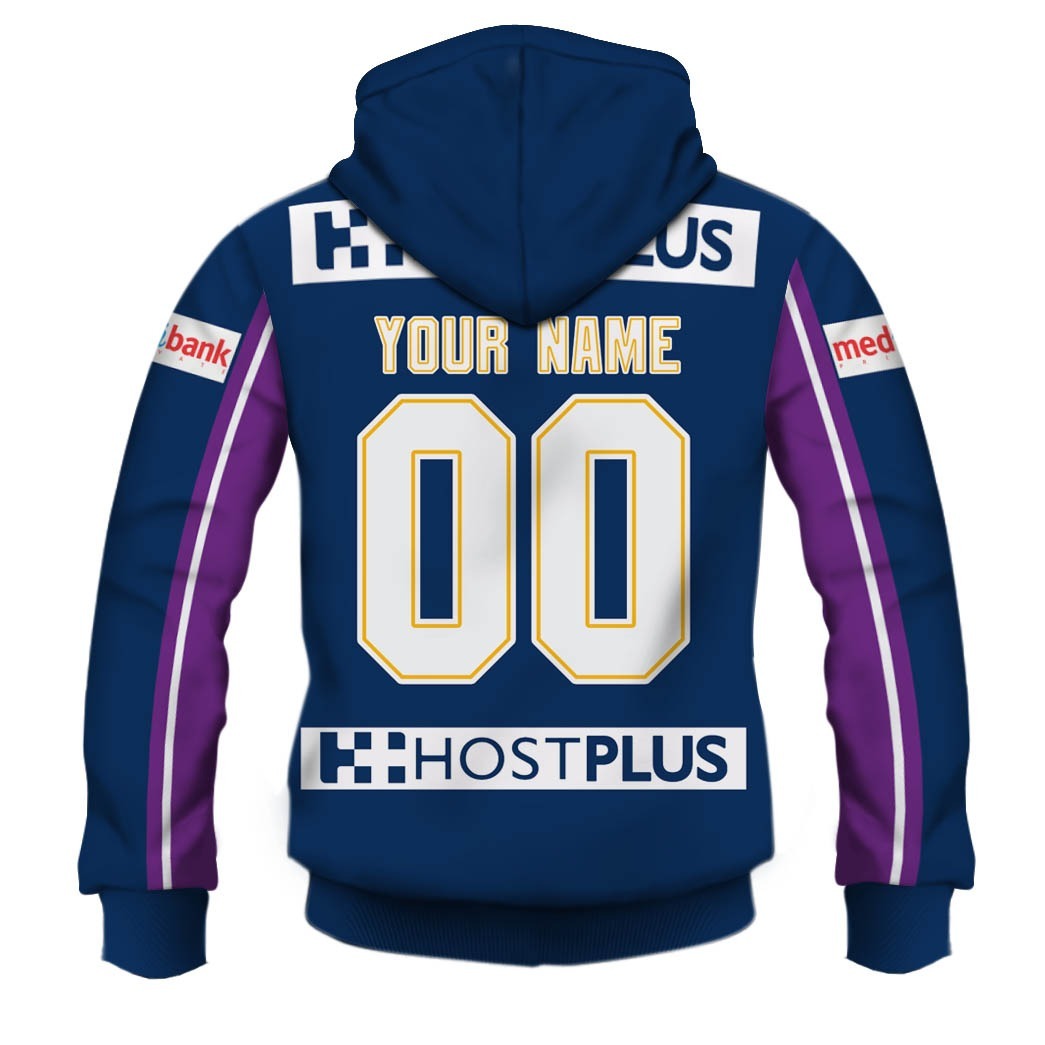NRL Melbourne Storm Custom Name Number 2006 ARL/NRL Home Jersey Zip Up Hoodie NRL Melbourne Storm Custom Name Number 2006 ARL/NRL Home Jersey Zip Up Hoodie