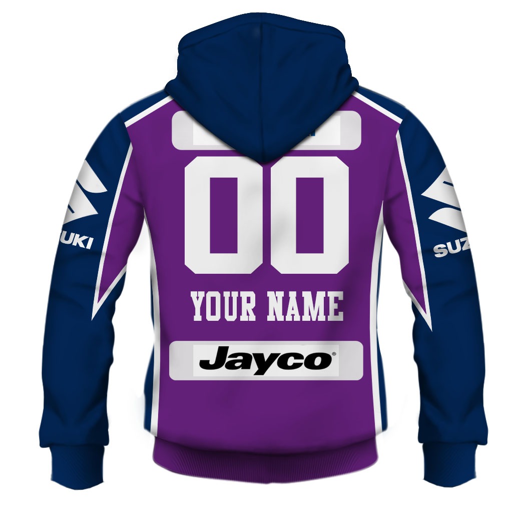 NRL Melbourne Storm Custom Name Number 2010 ARL/NRL Home Jersey Pullover Hoodie