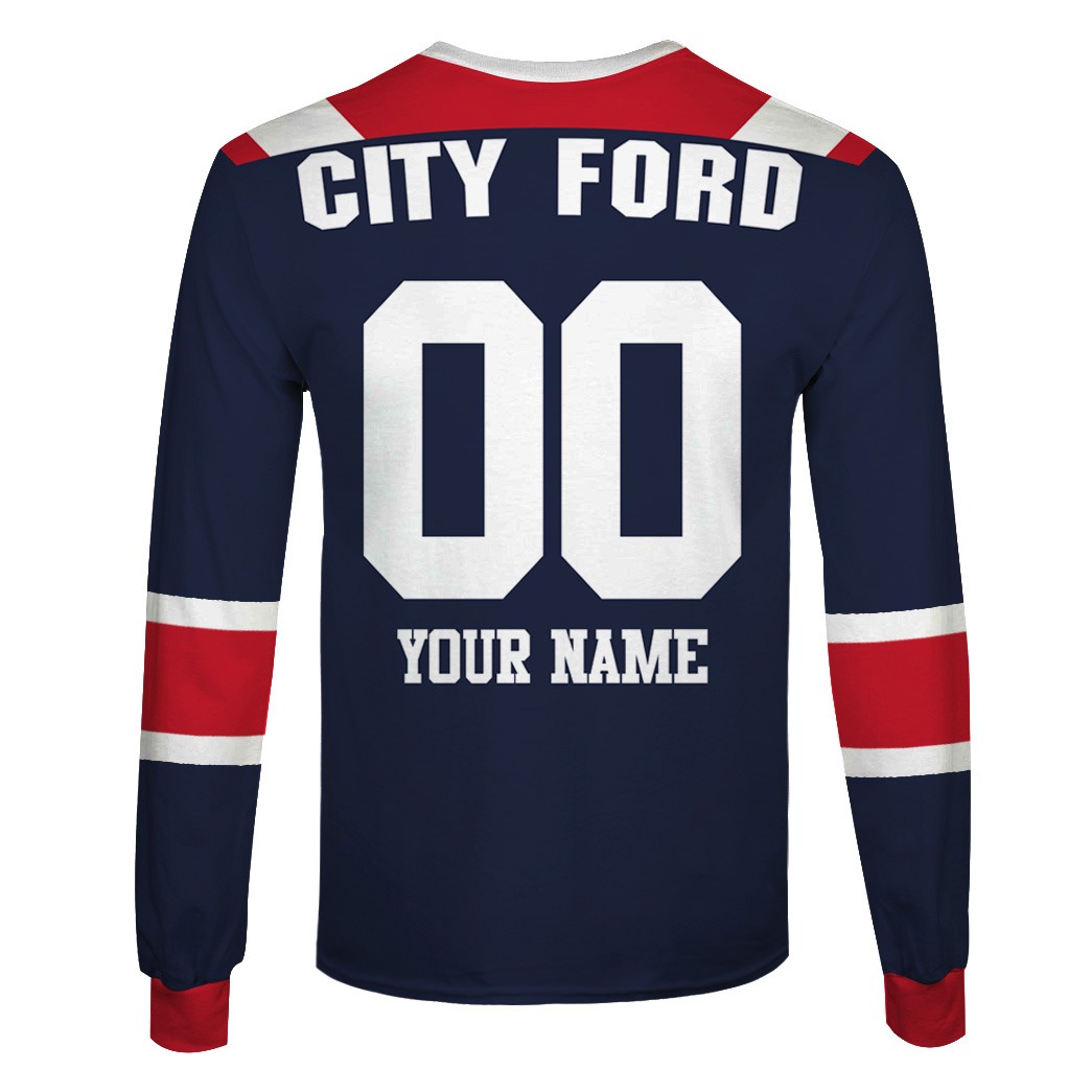 NRL Sydney Roosters Custom Name Number 1976 Vintage Retro Jersey Sweatshirt NRL Sydney Roosters Custom Name Number 1976 Vintage Retro Jersey Sweatshirt