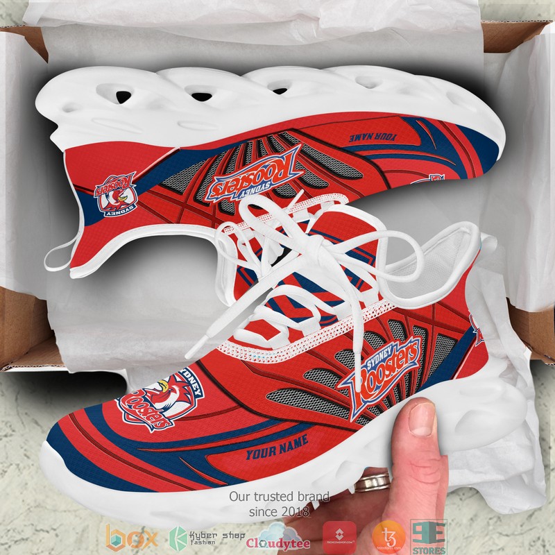 NRL Sydney Roosters Custom Name Max Soul Shoes V3