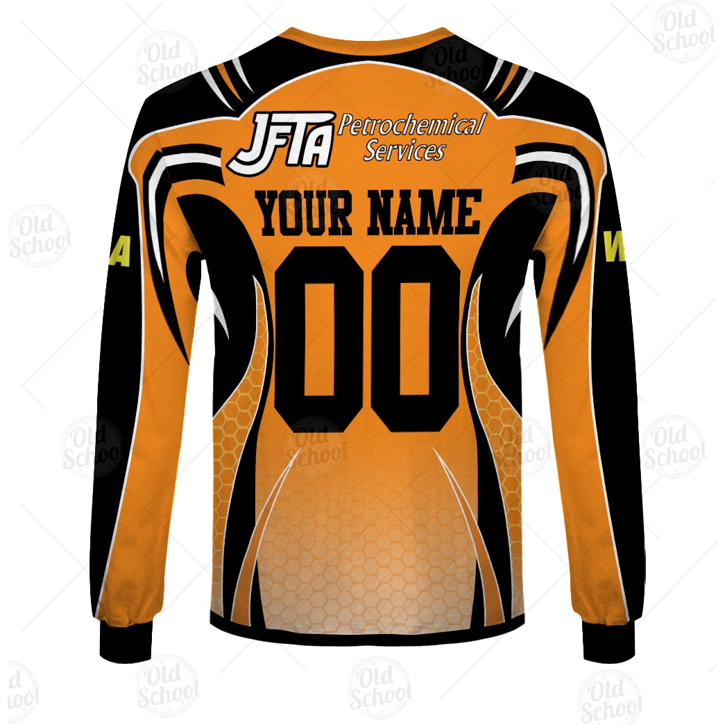 NRL Wests Tigers Custom Name Number Vintage Jersey Sweatshirt NRL Wests Tigers Custom Name Number Vintage Jersey Sweatshirt