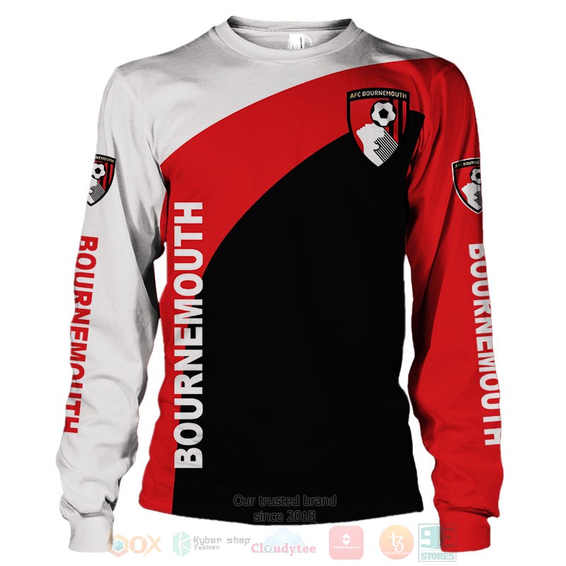 AFC Bournemouth White Red Sweatshirt