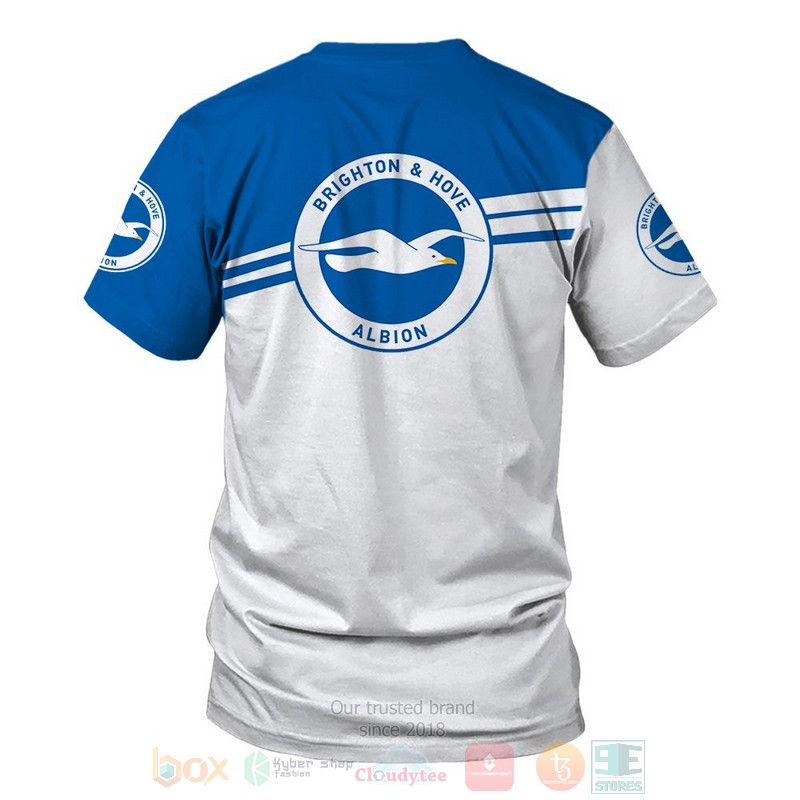 Brighton & Hove Albion FC White Blue T-Shirt V2 Brighton & Hove Albion FC White Blue T-Shirt V2