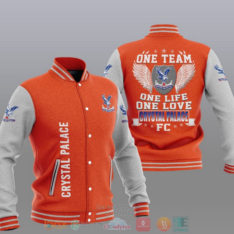 Crystal Palace FC Orange One Team Baseball Jacket