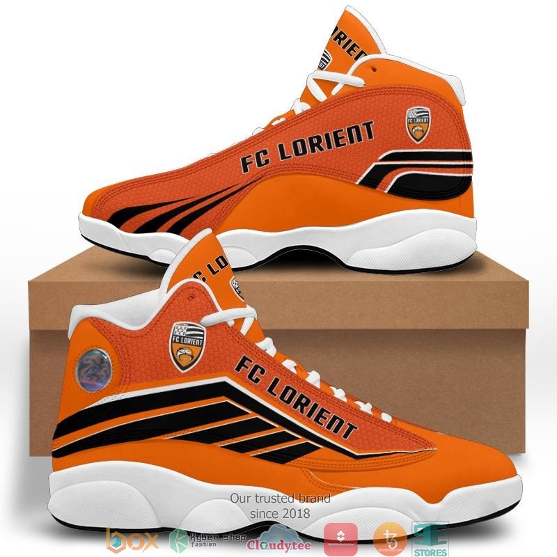 FC Lorient Orange Air Jordan 13 Shoes FC Lorient Orange Air Jordan 13 Shoes