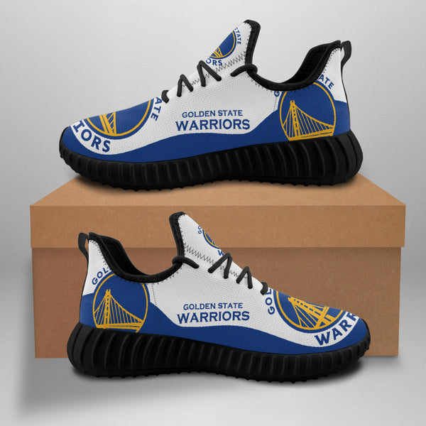 NBA Golden State Warriors Blue White Reze Sneakers