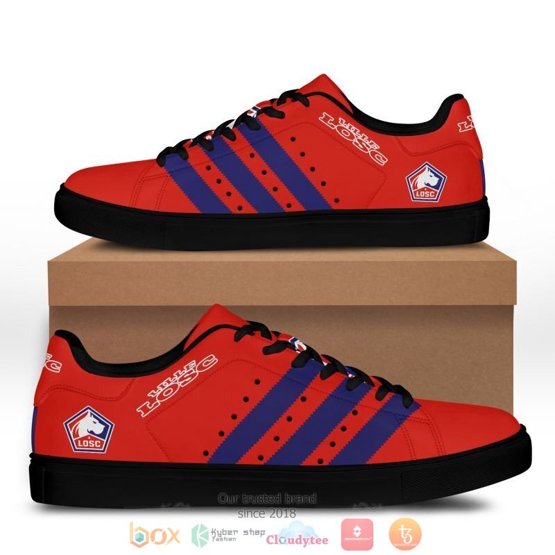 LOSC Lille Red Stan Smith Shoes
