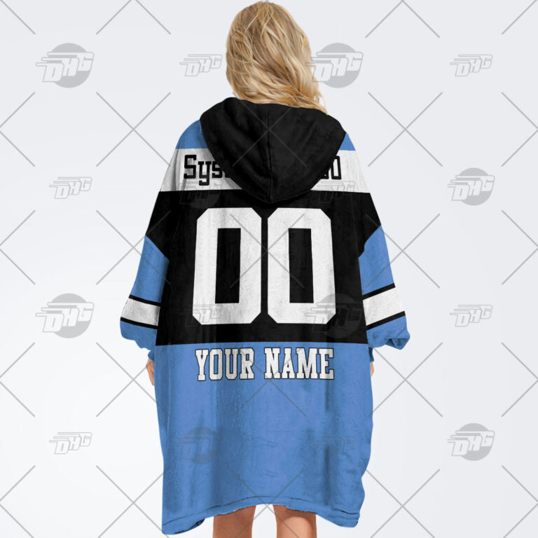 NRL Cronulla-Sutherland Sharks Custom Name Number 1988 ARL/NRL Retro Heritage Vintage Jersey Fleece Oodie