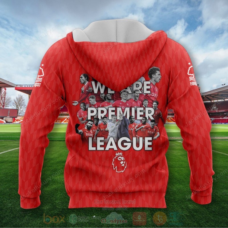 Nottingham Forest FC Premier League Zip Up Hoodie Nottingham Forest FC Premier League Zip Up Hoodie