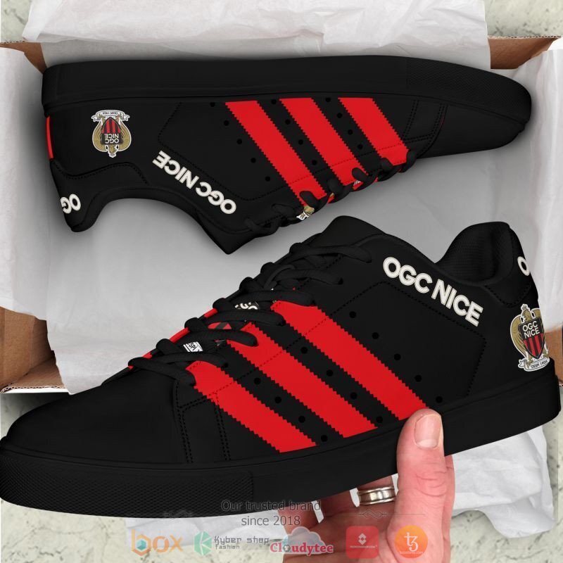 OGC Nice Black Stan Smith Shoes