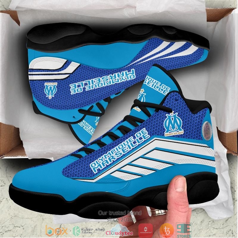 Olympique de Marseille Blue Air Jordan 13 Shoes