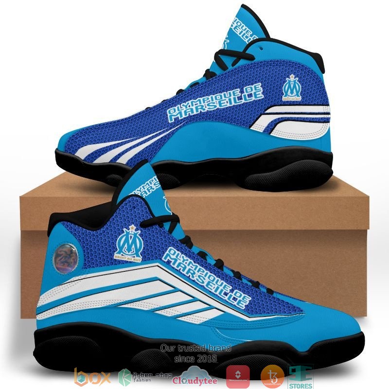Olympique de Marseille Blue Air Jordan 13 Shoes