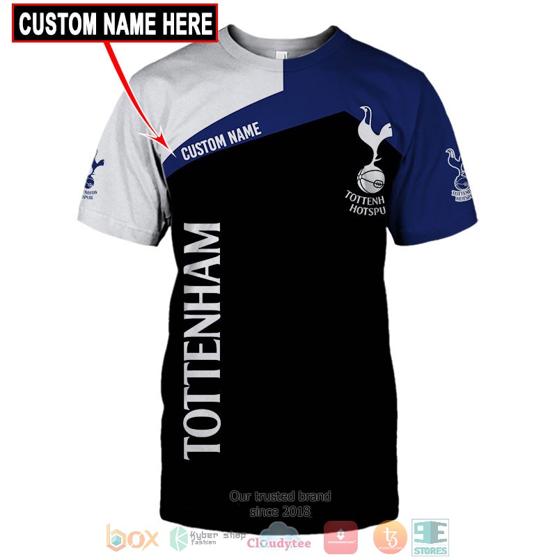Tottenham Hotspur FC Custom Name T-Shirt