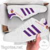 Real Valladolid White Purple Stripes Stan Smith Shoes