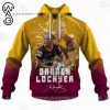 NRL Brisbane Broncos Darren Lockyer No 6 Pullover Hoodie V2