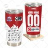 AFL Sydney Swans Custom Name Number 2022 Team Signatures Tumbler