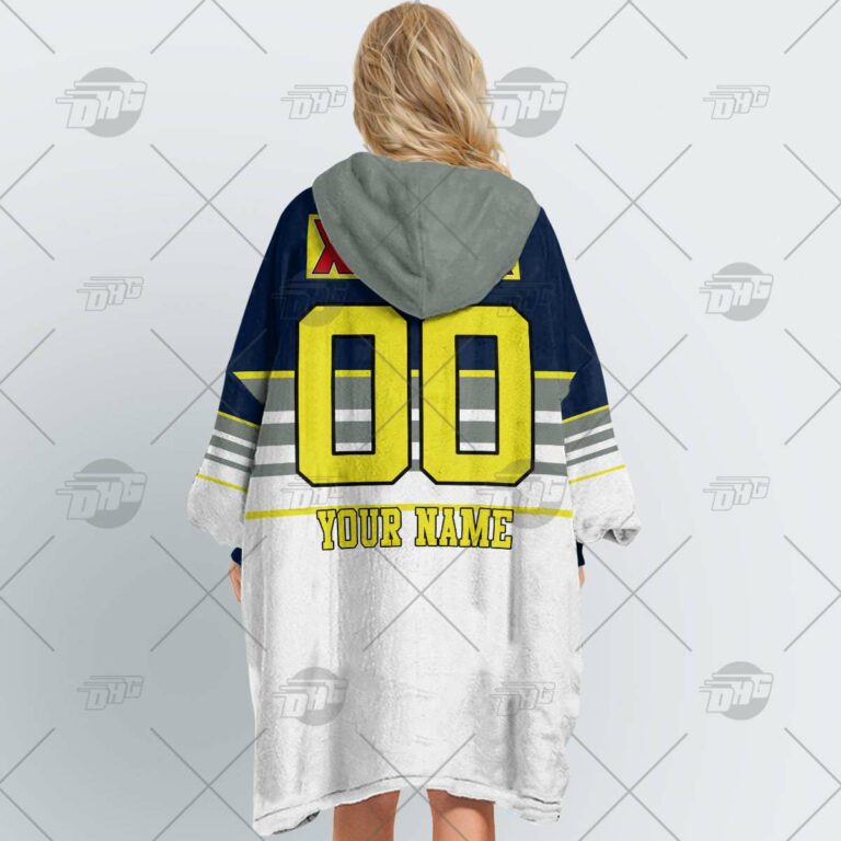 NRL North Queensland Cowboys Custom Name Number 1995 Vintage Retro Fleece Oodie