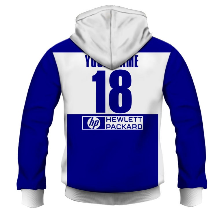 AFL North Melbourne Kangaroos Custom Name Number 90s Vintage Retro Guernsey Pullover Hoodie AFL North Melbourne Kangaroos Custom Name Number 90s Vintage Retro Guernsey Pullover Hoodie