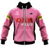 NRL Penrith Panthers Custom Name Number 2020 Alternate Jersey Zip Up Hoodie