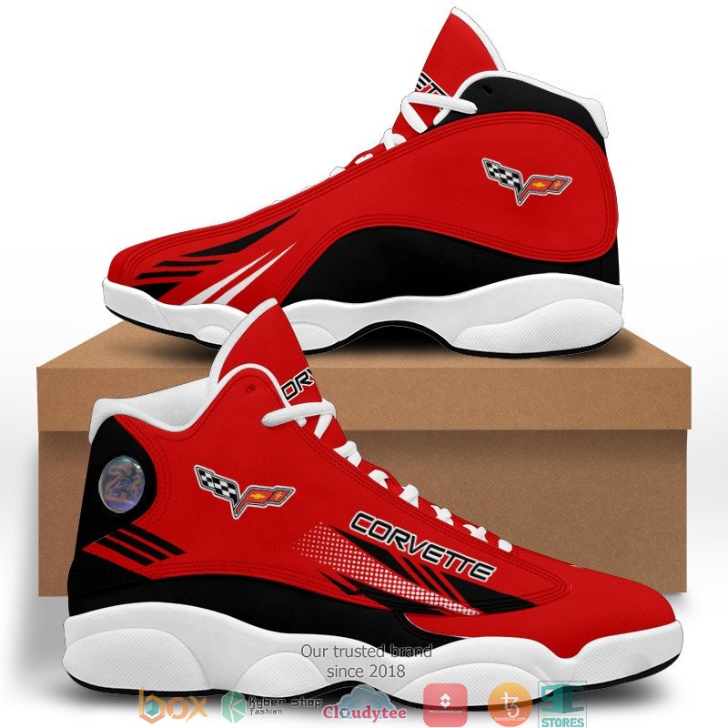 Chevrolet Corvette Red Air Jordan 13 Shoes