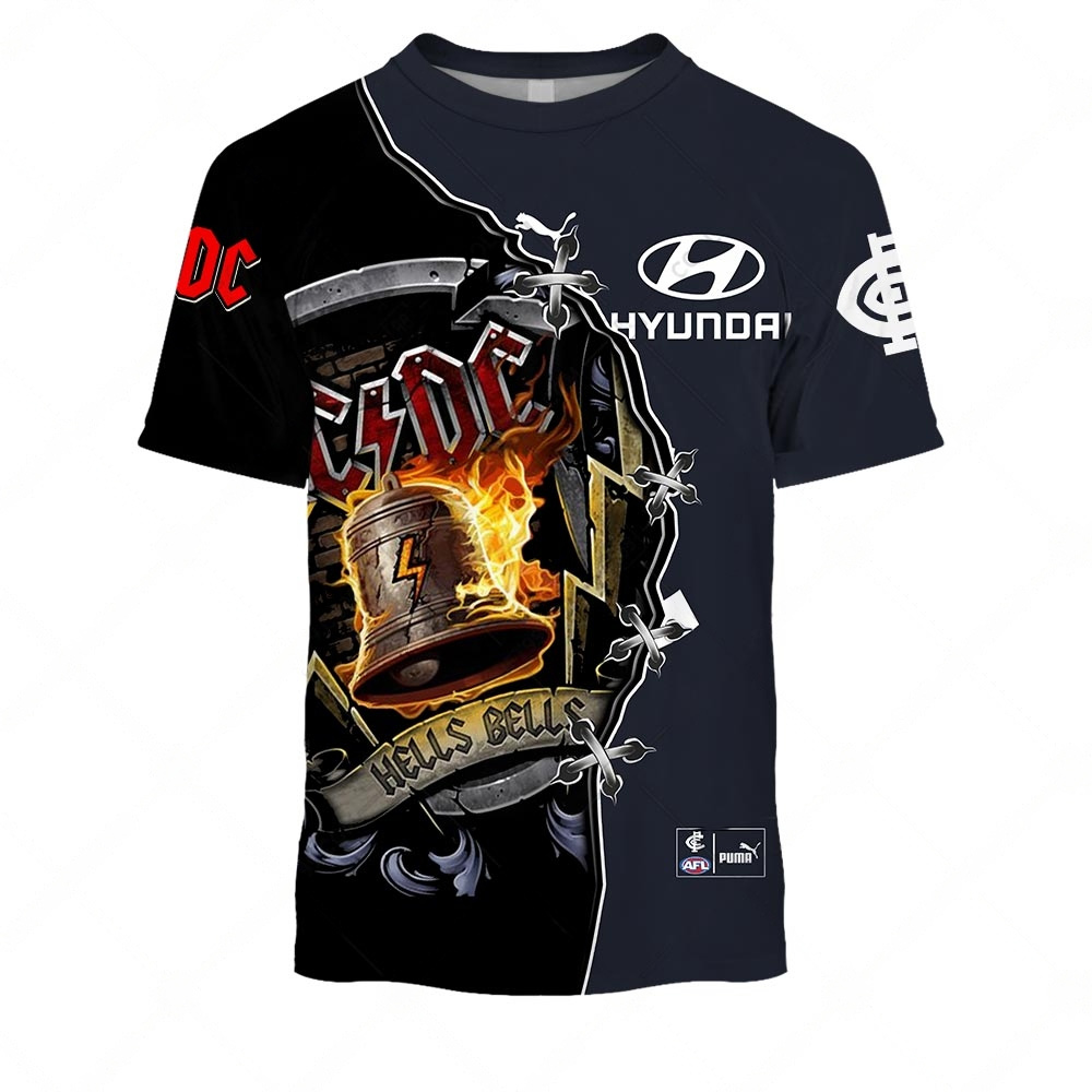 AFL Carlton Blues AC/DC Mix Custom Name Number 2023 Home Guernsey T-Shirt AFL Carlton Blues AC/DC Mix Custom Name Number 2023 Home Guernsey T-Shirt