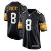Pittsburgh Steelers Kenny Pickett Nike Black Alternate NFL Game Jersey