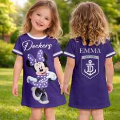 Fremantle Dockers – Girls Dress Minnie with Custom Name
