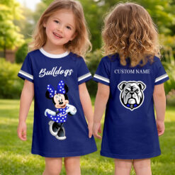 Canterbury-Bankstown Bulldogs – Girls Dress Minnie with Custom Name