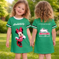 South Sydney Rabbitohs – Girls Dress Minnie with Custom Name