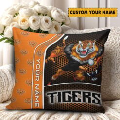 Wests Tigers – Square Pillow Case Premium Edition with Your Name