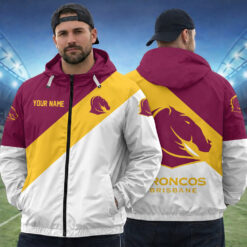Brisbane Broncos – Full Zip Hoodie Exclusive Edition with Your Name
